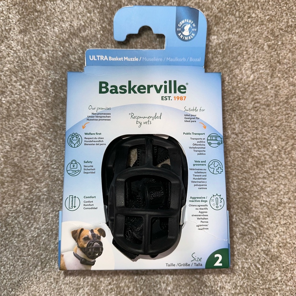 Baskerville Ultra Basket Muzzle Size 2